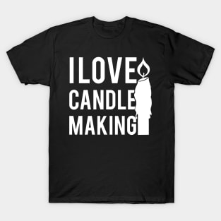 I love Candle Making T-Shirt